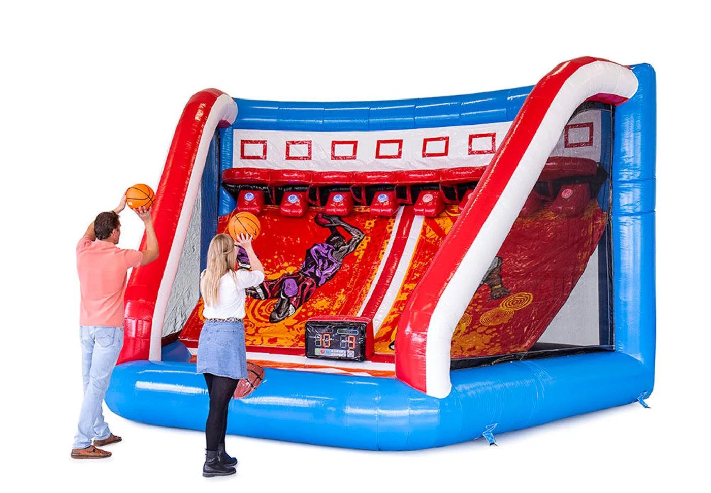BASKET BALL INTERACTIF GONFLABLE - 9P Location