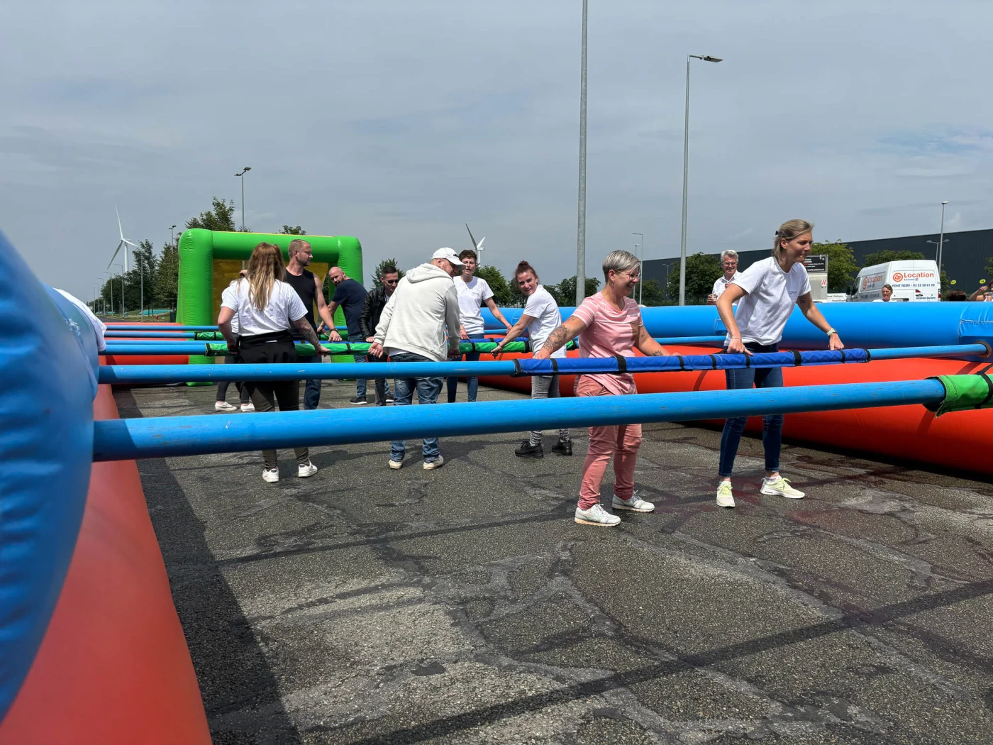 BABYFOOT HUMAIN GONFLABLE - 9P Location