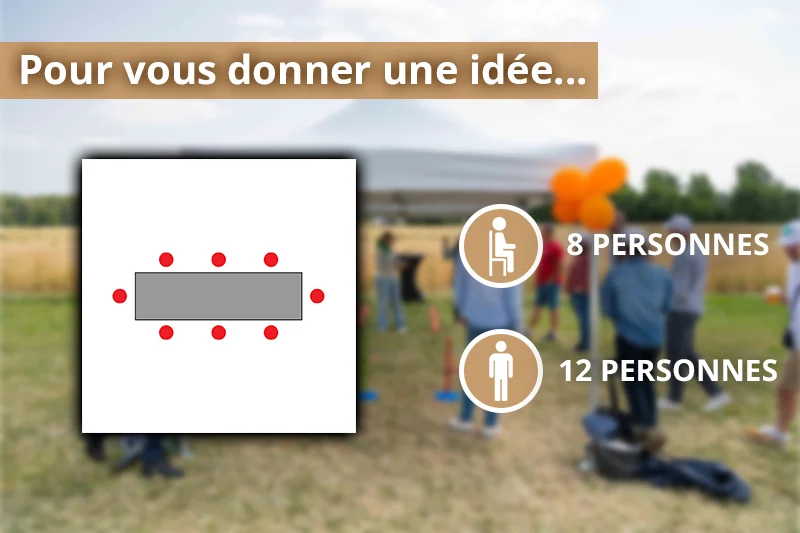 Barnum pliant 3x3 m - 9P Location