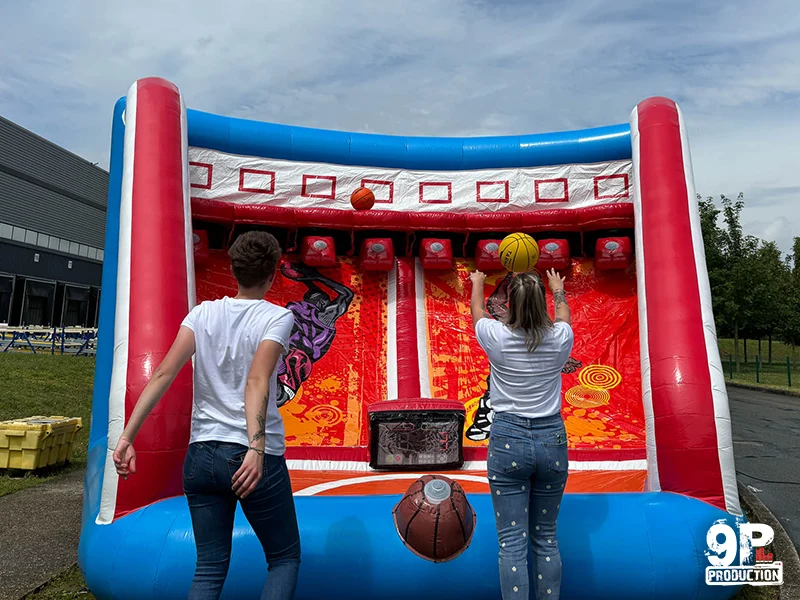 Basket interactif gonflable - 9P Location