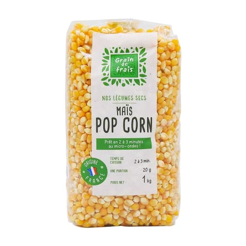 Consommables pop-corn — forfait 50 personnes