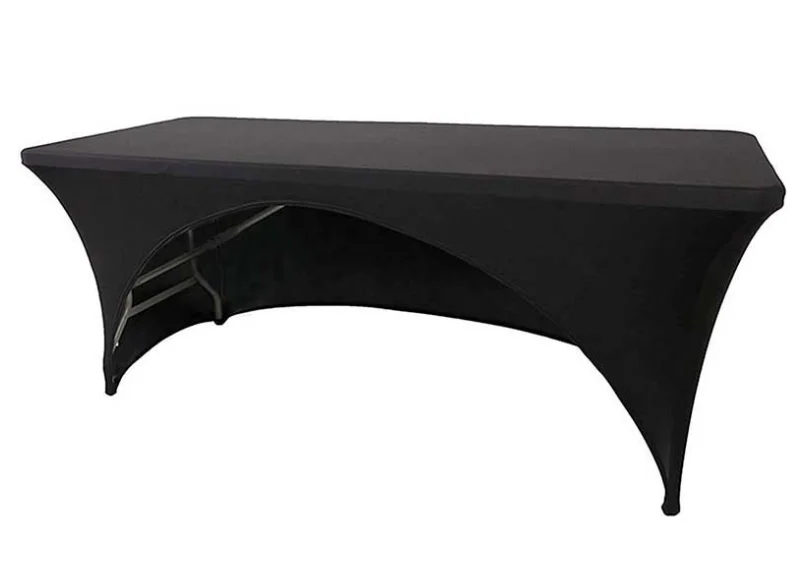 LOC. HOUSSE TABLE 180 NOIRE - 9P Location